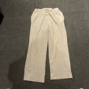 Brandy Melville light gray/white sweatpants